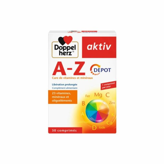 Aktiv AZ Vitamines Minéraux Comprimés, 30 Gélules