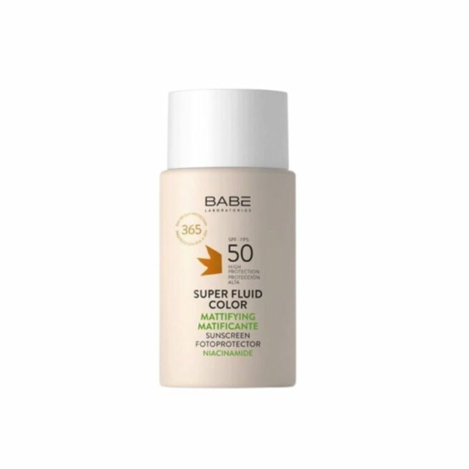 Babe Ecran Solaire Super Fluid Color Matifiant SPF50+, 50ml
