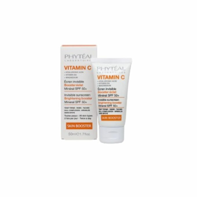 Phyteal Vitamin C Ecran Minéral Invisible SPF50+, 50ml