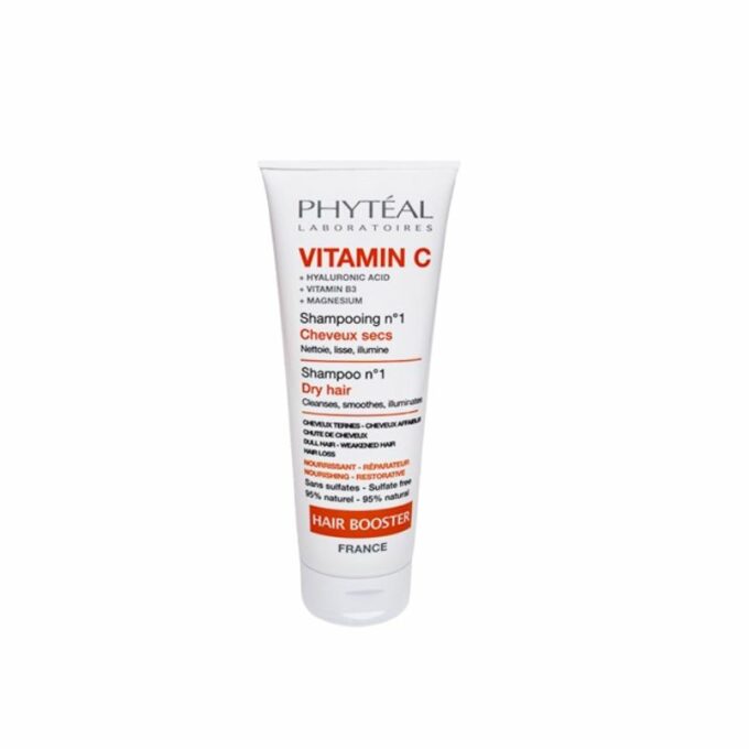 Phyteal Vitamin C Shampooing N°1 Cheveux Secs, 250ml