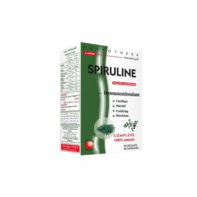 Phytothera Spiruline, 60 gélules