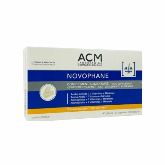 ACM Novophane Cheveux Et Ongles, 60 Gélules