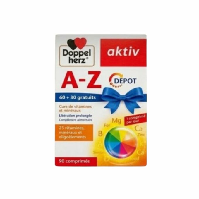 AKTIV A-Z 27 Vitamines Minéraux 60 Gélules + 30 Gratuit