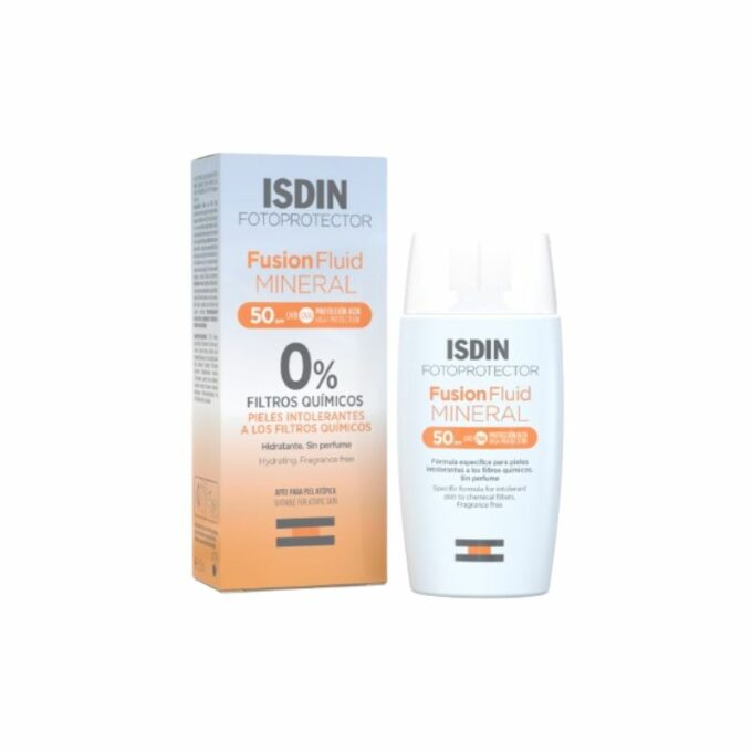 ISDIN Fusion Fluide Ecran Minéral SPF50+, 50ml