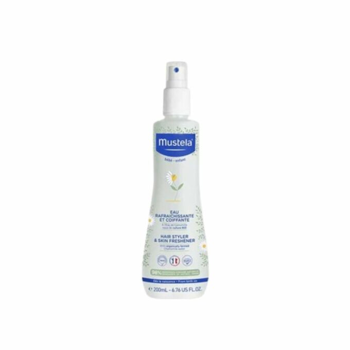 MUSTELA Eau Rafraichissante Coiffante CheveuxCorps, 200ml