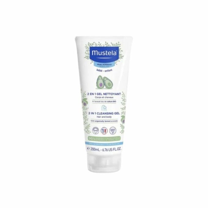 MUSTELA Gel Lavant Doux Peau Normale, 200ml