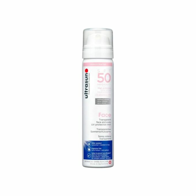 ULTRASUN Ecra Face Scalp Spray Spf50, 75ml