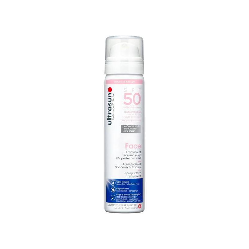 ULTRASUN Ecra Face Scalp Spray Spf50, 75ml