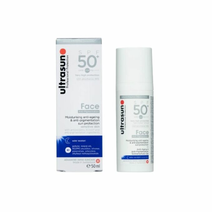 ULTRASUN Face Anti Pigmentation Spf 50+, 50ml