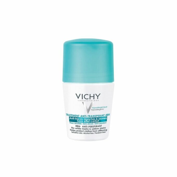 VICHY Déodorant Bille Anti-Transpirant 48H, Anti-Traces
