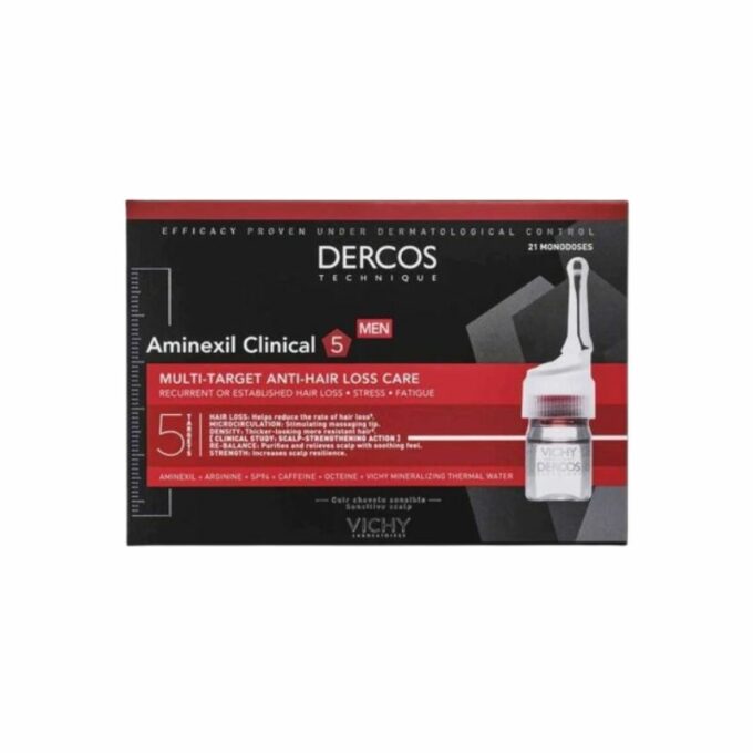 VICHY Dercos Aminexil Clinical 5 Homme 21 Ampoules