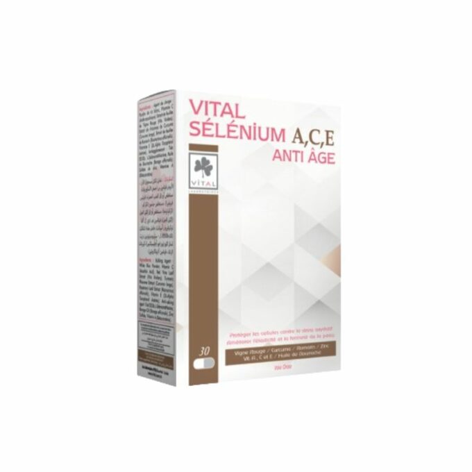 VITAL Sélénium ACE Anti-âge , 30 Gélules