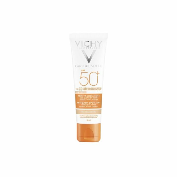 Vichy Capital Soleil Soin Antitaches teinté 3-en-1 SPF50+, 50ml