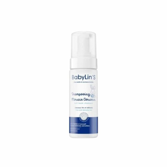 BABYLIN'S Shampooing Mousse Douceur Cheveux Fins Délicats, 150ML