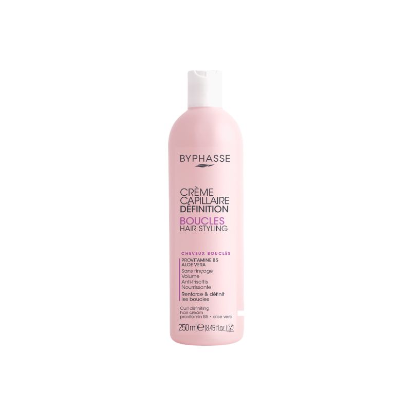 BYPHASSE Crème Capillaire Activ Boucles Cheveux, 250ml