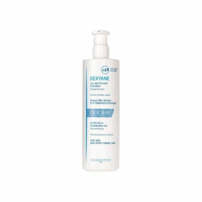 DUCRAY Dexyane Gel Nettoyant Surgras, 400ml