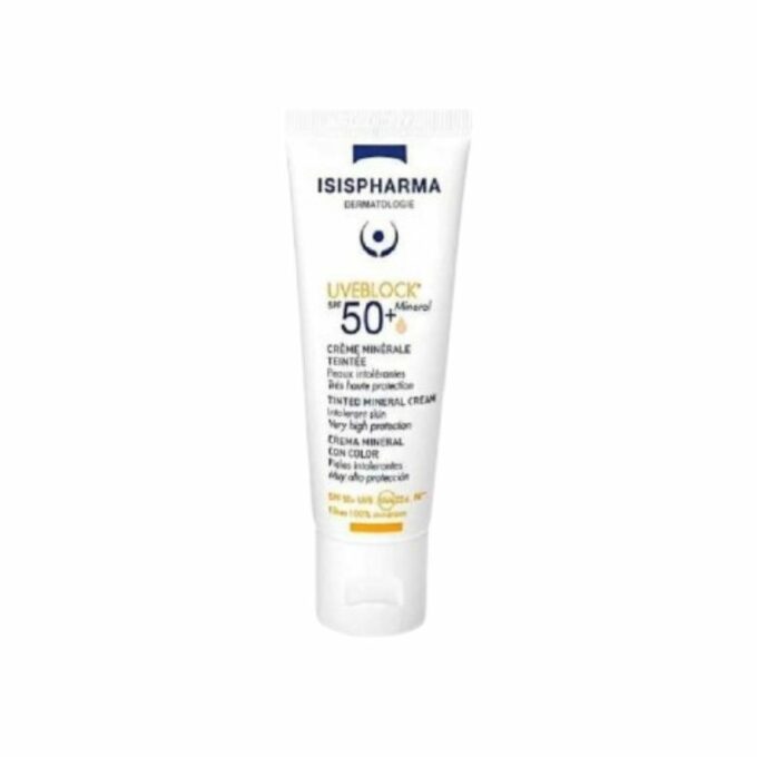 ISIS PHARMA Uveblock Ecran Crème Minérale Teintée Spf50+, 40ml