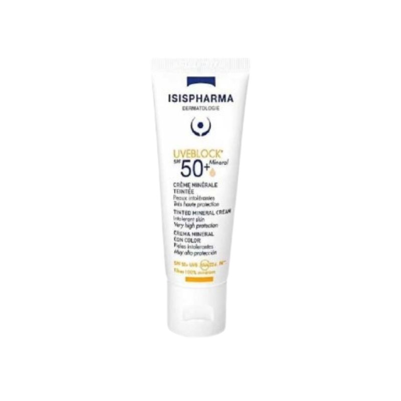 ISIS PHARMA Uveblock Ecran Crème Minérale Teintée Spf50+, 40ml