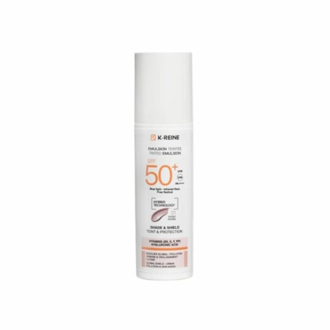 K-REINE Ecran Teinté SPF50+ Ivory 01, 50ml