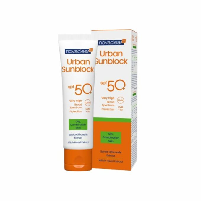 NOVACLEAR Urbain Sunblock Oily Skin Spf50+, 40ml