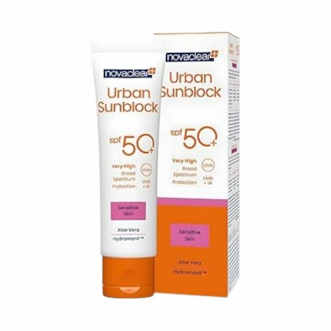 NOVACLEAR Urbain Sunblock Sensitive Skin Spf50+, 40ml