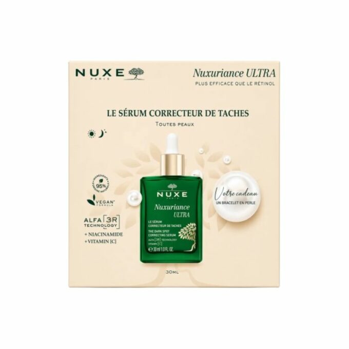 NUXE COFFET SERUM CORRECTEUR DE TACHES 30ML + BRACELET EN PERLE OFFERT