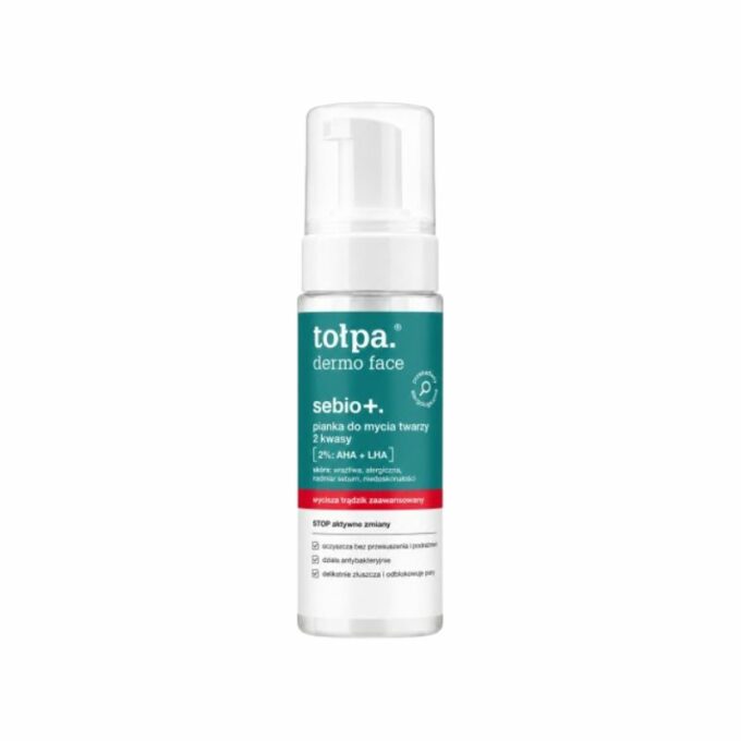 TOLPA Dermo Face Sebio Mousse Nettoyante Visage, 150ml