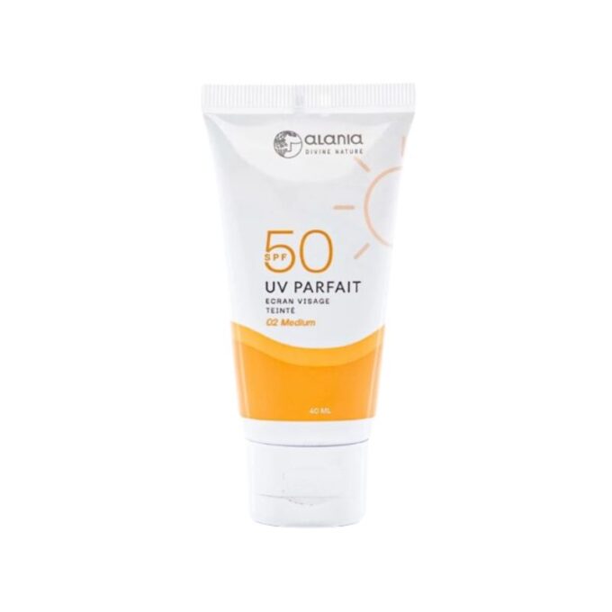 ALANIA UV Parfait Ecran Visage Teinté 2 Medium, 40ml