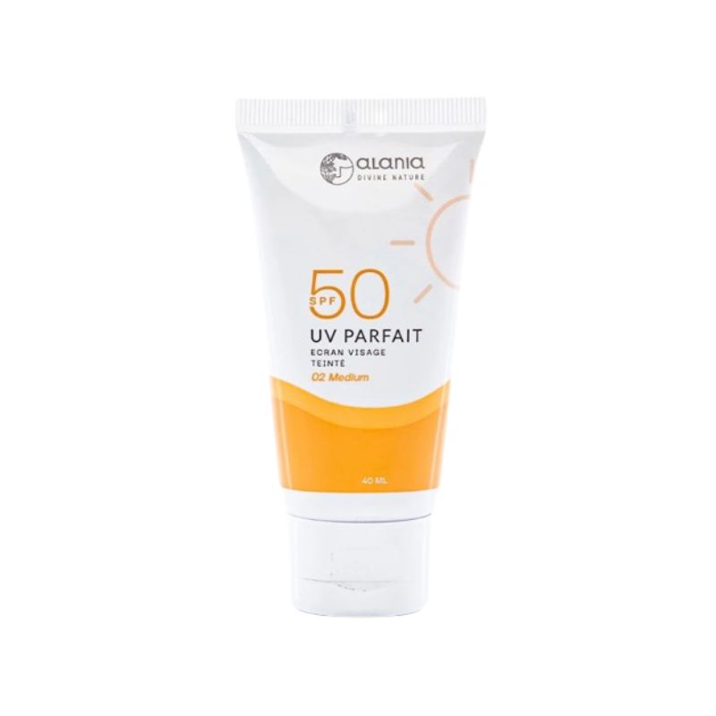 ALANIA UV Parfait Ecran Visage Teinté 2 Medium, 40ml