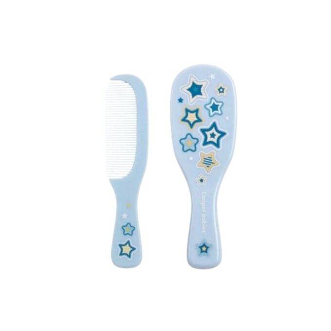 CANPOL BABIE Brosse + Peigne 0M+ Bleu