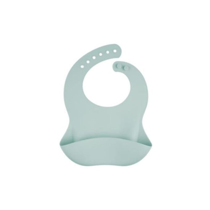 CANPOL BABIES Bavoir Silicone Avec Poche Vert 4M+ (51/030)