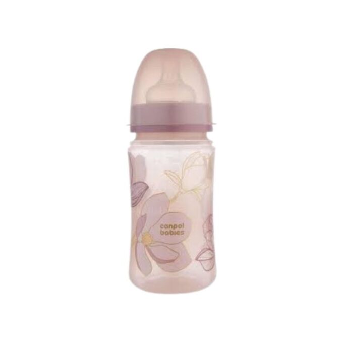 CANPOL BABIES Biberon Anti colique Gold Rose 240ML(35/240)