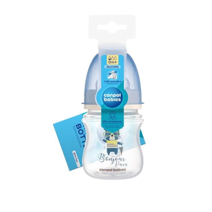 CANPOL BABIES Biberon PC Anti Colique BP Bleu 120ML(35/231)
