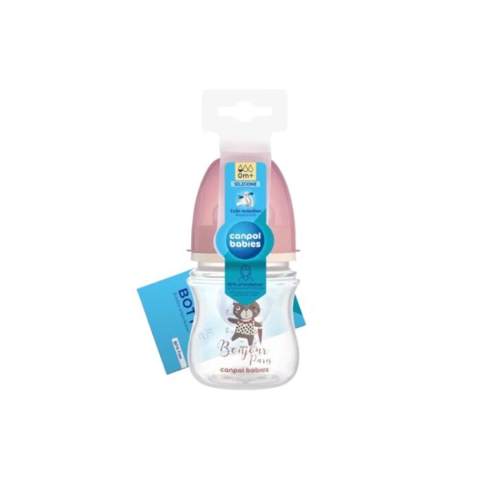 CANPOL BABIES Biberon PC Anti Colique BP Rose 120ML(35/231)