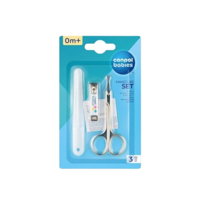 CANPOL BABIES Ciseau Bébé + Coupe Ongles + Lime